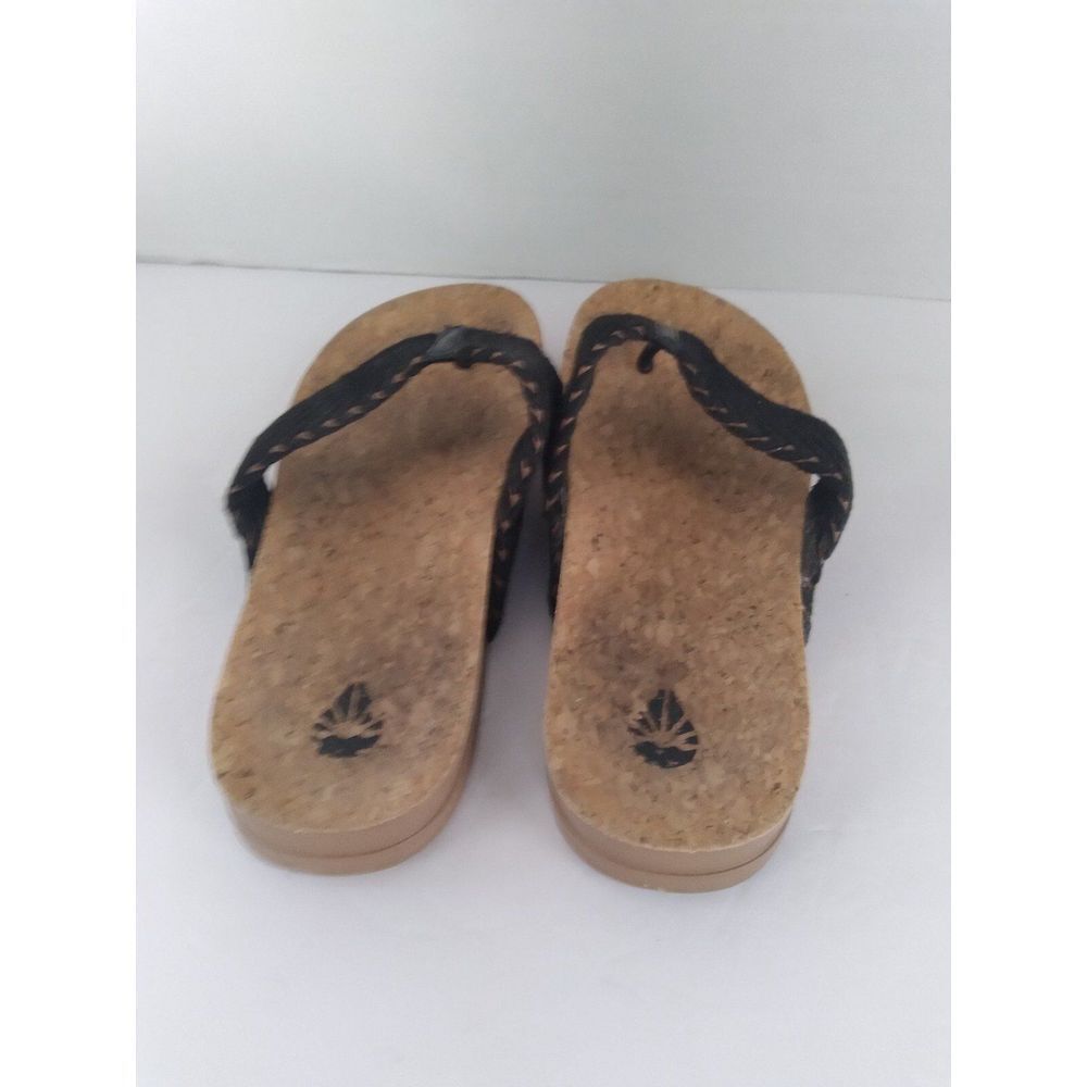 Casual Black‎ Braided Strap Comfort Slide Sandals Summer Beach Flip Flops